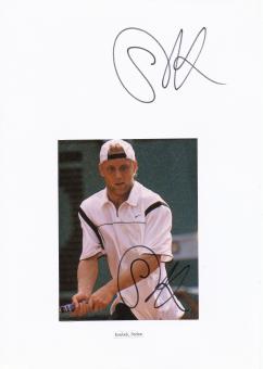 Stefan Koubek  Österreich  Tennis  Tennis Autogramm Karte  2 x original signiert 
