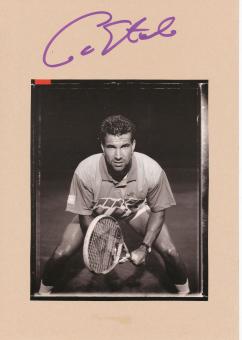 Carl Uwe Steeb   Tennis  Tennis Autogramm Karte  original signiert 