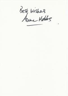 Anne Hobbs  Großbritanien  Tennis Autogramm Karte original signiert 
