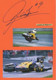 Katsuaki Fujiwara  Japan  Motorrad Autogramm Karte  original signiert 