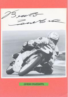 Bruno Casanova  Italien  Motorrad Autogramm Karte  original signiert 