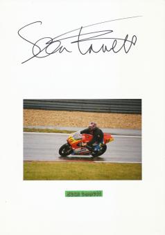 Sean Emmett  Großbritanien   Motorrad Autogramm Karte  original signiert 