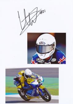 Harry Stafford  Großbritanien  Motorrad Autogramm Karte  original signiert 