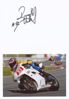 Russell Holland  Australien  Motorrad Autogramm Karte  original signiert 