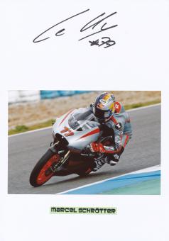 Marcel Schrötter  Motorrad Autogramm Karte  original signiert 