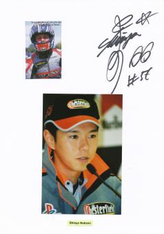 Shinya Nakano  Japan   Motorrad Autogramm Karte  original signiert 