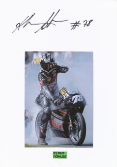 Klaus Nöhles   Motorrad Autogramm Karte  original signiert 