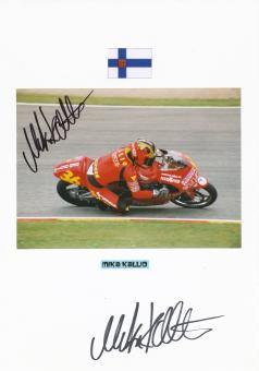 Mika Kallio  Finnland   Motorrad Autogramm Karte  original signiert 