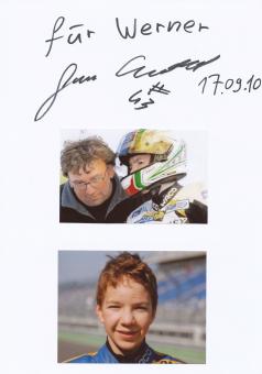 Luca Grünwald   Motorrad Autogramm Karte  original signiert 