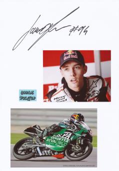 Jonas Folger  Motorrad Autogramm Karte  original signiert 