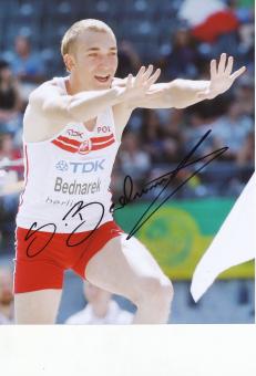 Sylwester Bednarek  Polen  Leichtathletik Autogramm 20x25 cm Foto original signiert 