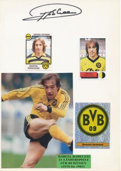 Marcel Raducanu  Borussia Dortmund  Fußball Autogramm 30 x 20 cm Karte original signiert 