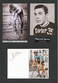 Patrick Sercu † 2019 Belgien  Radsport  Autogramm Karte original signiert 