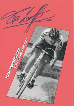 Friedrich von Löffelholz † 2017  Radsport  Autogramm Karte original signiert 