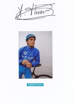 Xavier Florencio  Spanien  Radsport  Autogramm Karte original signiert 