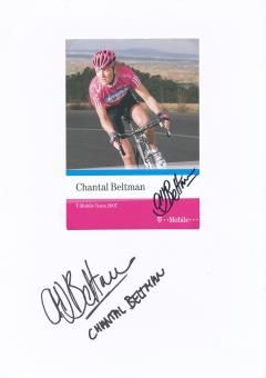 2  x  Chantal Beltman  Radsport  Autogramm Karte original signiert 
