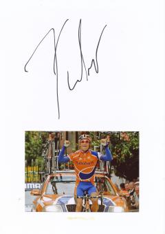 Alexandr Kolobnev  Rußland   Radsport  Autogramm Karte original signiert 