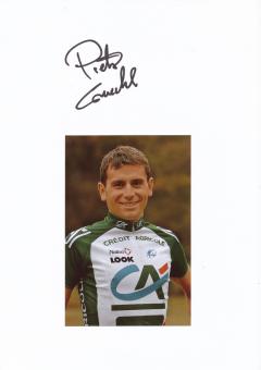 Pietro Caucchioli  Italien  Radsport  Autogramm Karte original signiert 
