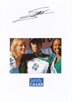 Sandy Casar  Frankreich   Radsport  Autogramm Karte original signiert 
