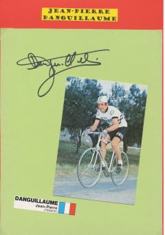 Jean Pierre Danguillaume  Radsport  Autogramm Karte original signiert 