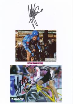 2  x  Jörg Jaschke   Radsport  Autogramm Karte original signiert 