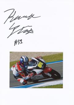 Kenta Fujii  Japan  Motorrad Autogramm Karte  original signiert 