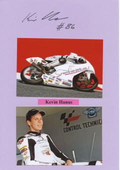 Kevin Hanus  Motorrad Autogramm Karte  original signiert 