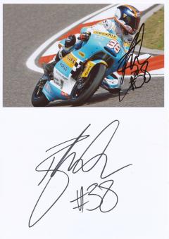2  x  Bradley Smith  Großbritanien  Motorrad Autogramm Karte  original signiert 
