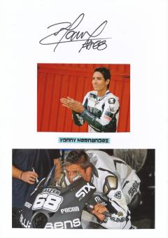 Yonny Hernandez  Kolumbien  Motorrad Autogramm Karte  original signiert 