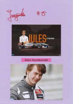Jules Szymkowiak  Auto Motorsport Autogramm Karte  original signiert 
