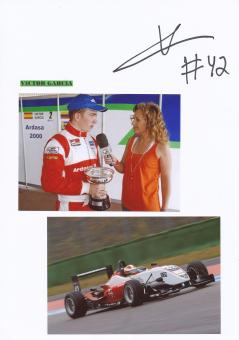 Victor Garcia  Spanien  Auto Motorsport Autogramm Karte  original signiert 