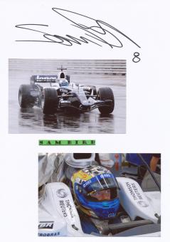 Sam Bird  Großbritanien  Auto Motorsport Autogramm Karte  original signiert 