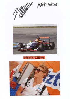Mitchell Gilbert  Australien  Auto Motorsport Autogramm Karte  original signiert 