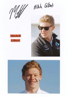 Mitchell Gilbert  Australien  Auto Motorsport Autogramm Karte  original signiert 