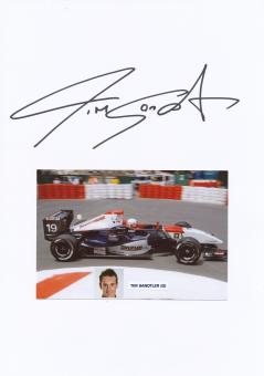Tim Sanatler  Auto Motorsport Autogramm Karte  original signiert 