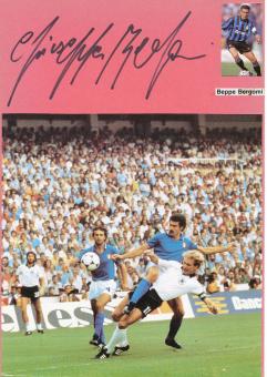 Giuseppe Bergomi  Italien  WM 1982 Autogramm Karte  original signiert 