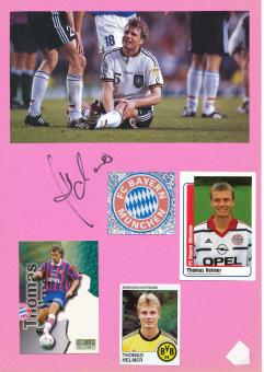 Thomas Helmer  FC Bayern München  Autogramm Karte  original signiert 