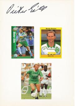 Dieter Eilts  SV Werder Bremen  Autogramm Karte  original signiert 