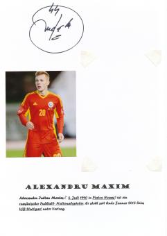 Alexandru Maxim  VFB Stuttgart   Autogramm Karte  original signiert 