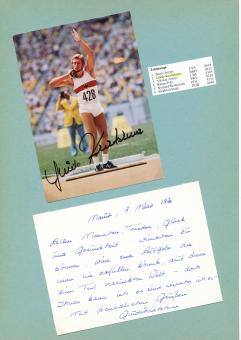 2  x  Guido Kratschmer  Leichtathletik  Autogramm Karte  original signiert 