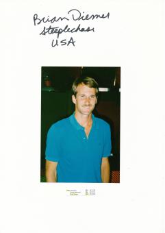 Brian Diemer  USA   Leichtathletik  Autogramm Karte  original signiert 