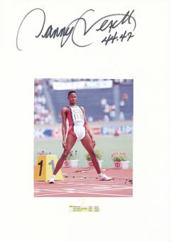 Danny Everett  USA   Leichtathletik  Autogramm Karte  original signiert 