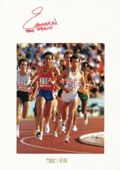 Jose Abascal  Spanien   Leichtathletik  Autogramm Karte  original signiert 