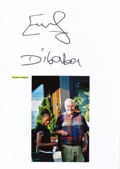 Ejegayehu Dibaba  Äthiopien  Leichtathletik  Autogramm Karte  original signiert 