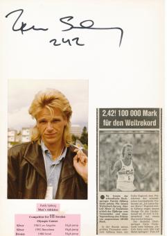 Patrik Sjöberg  Schweden  Leichtathletik  Autogramm Karte  original signiert 