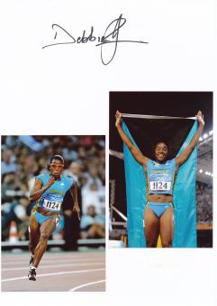 Debbie Ferguson  Bahamas  Leichtathletik  Autogramm Karte  original signiert 