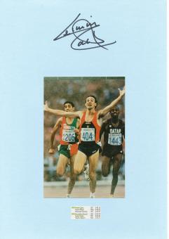 Fermin Cacho  Spanien   Leichtathletik  Autogramm Karte  original signiert 