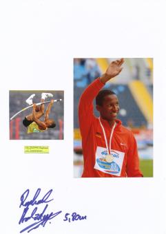 Raphael Holzdeppe  Leichtathletik  Autogramm Karte  original signiert 