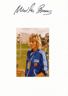 Ulrike Bruns   DDR  Leichtathletik  Autogramm Karte  original signiert 
