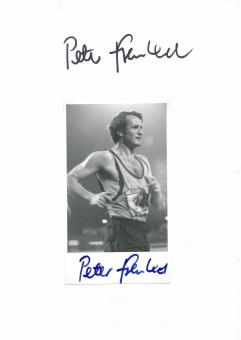 2  x  Peter Frenkel   Leichtathletik  Autogramm Karte  original signiert 